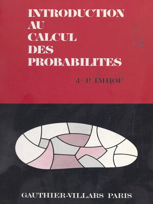 cover image of Introduction au calcul des probabilités